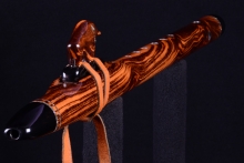 Goncalo Alves Native American Flute, Minor, Mid G-4, #I45D